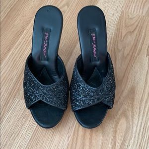 Betsy Johnson open toe heels